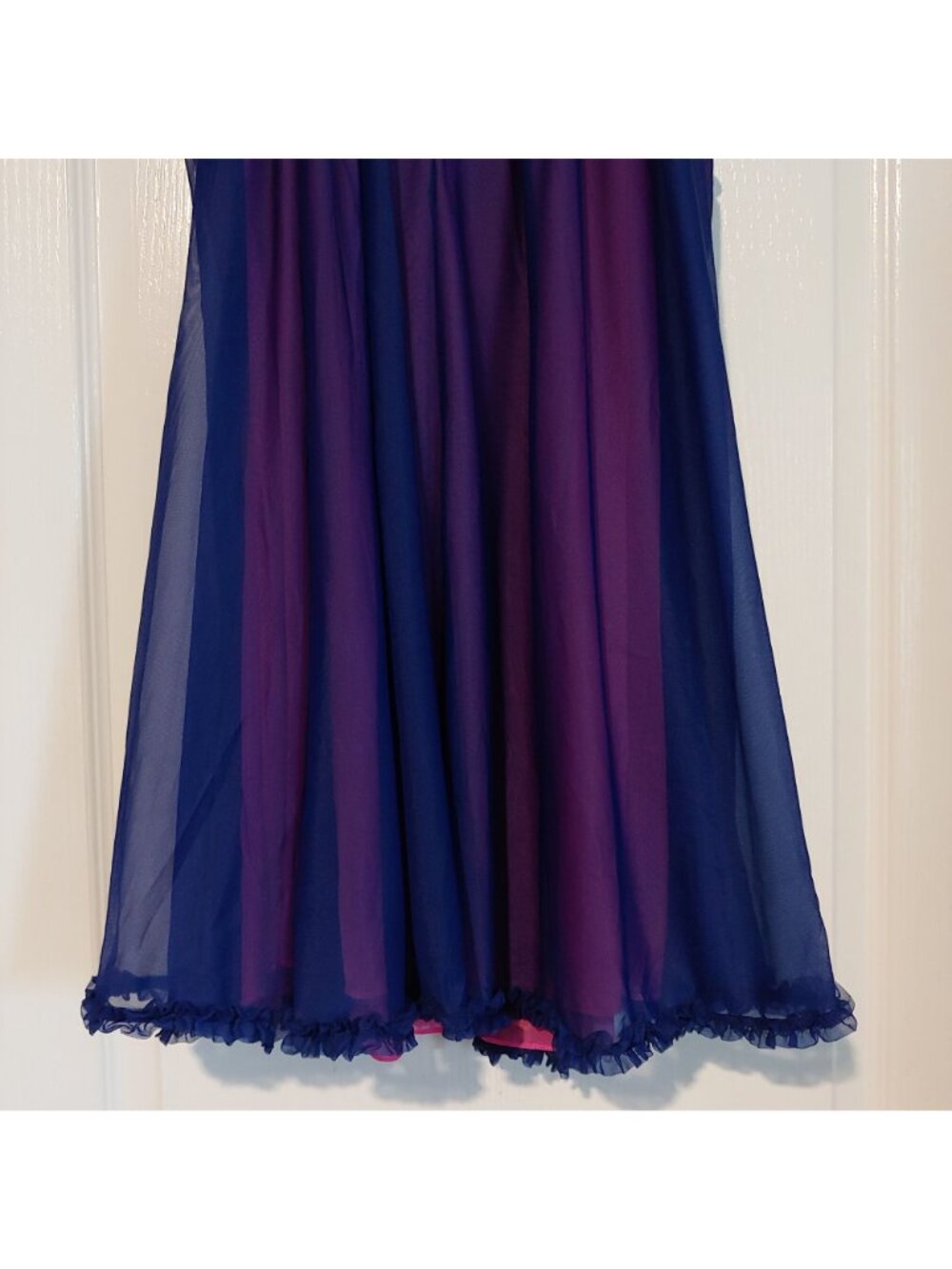 Betsey Johnson Chiffon Babydoll Rosette Nightgown Fairycore Coquette Romantic 2X - Picture 4 of 8